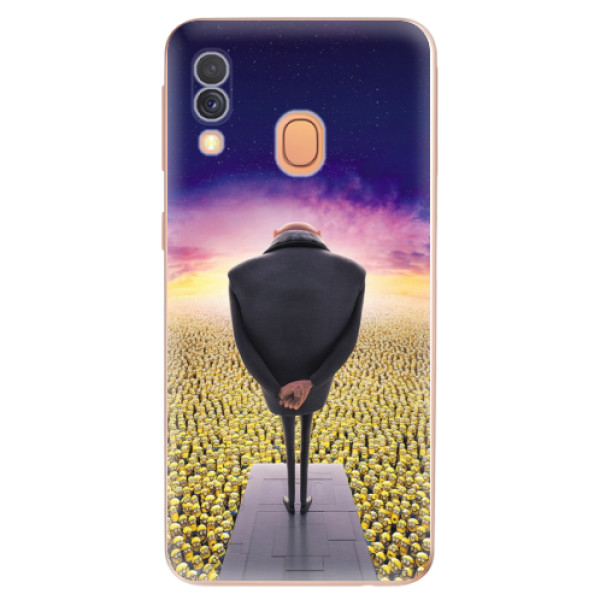 Odolné silikónové puzdro iSaprio - Gru - Samsung Galaxy A40
