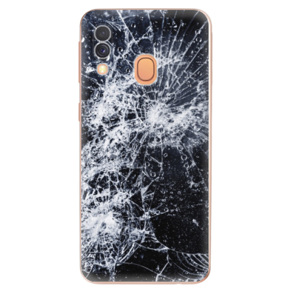 Odolné silikónové puzdro iSaprio - Cracked - Samsung Galaxy A40