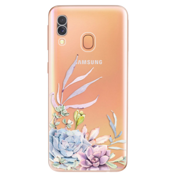 Odolné silikónové puzdro iSaprio - Succulent 01 - Samsung Galaxy A40