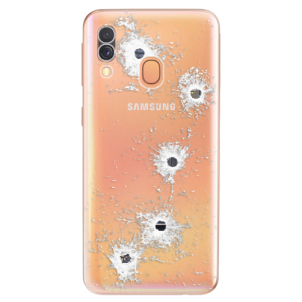 Odolné silikónové puzdro iSaprio - Gunshots - Samsung Galaxy A40