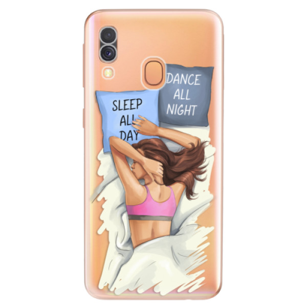 Odolné silikónové puzdro iSaprio - Dance and Sleep - Samsung Galaxy A40