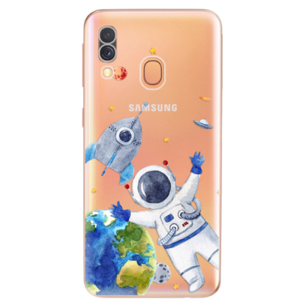 Odolné silikónové puzdro iSaprio - Space 05 - Samsung Galaxy A40