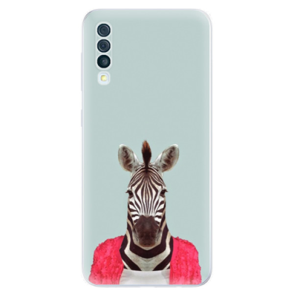 Odolné silikónové puzdro iSaprio - Zebra 01 - Samsung Galaxy A50