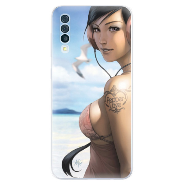 Odolné silikónové puzdro iSaprio - Girl 02 - Samsung Galaxy A50