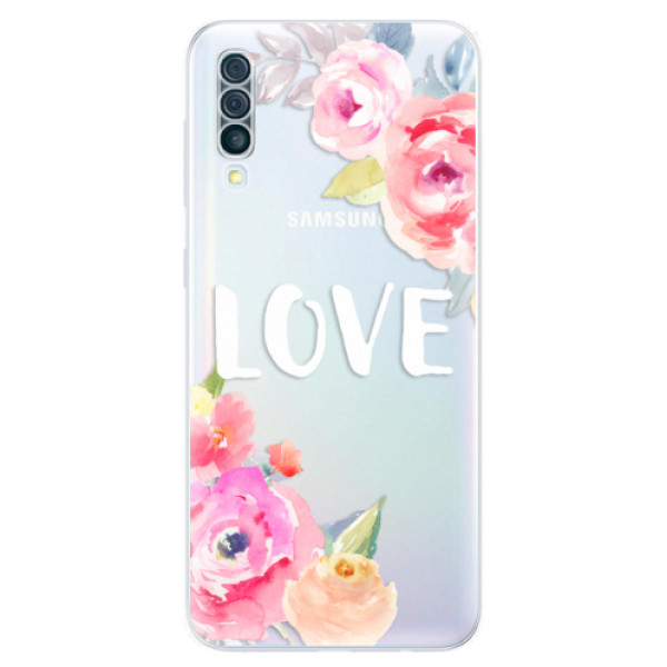 Odolné silikónové puzdro iSaprio - Love - Samsung Galaxy A50