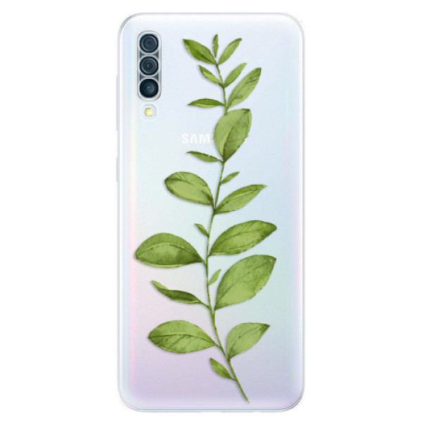 Odolné silikónové puzdro iSaprio - Green Plant 01 - Samsung Galaxy A50