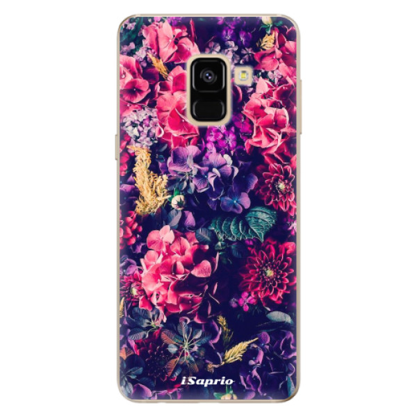 Odolné silikónové puzdro iSaprio - Flowers 10 - Samsung Galaxy A8 2018