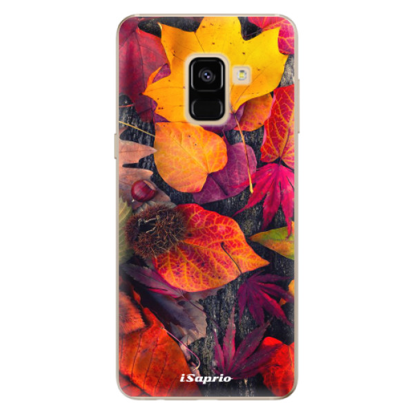 Odolné silikónové puzdro iSaprio - Autumn Leaves 03 - Samsung Galaxy A8 2018