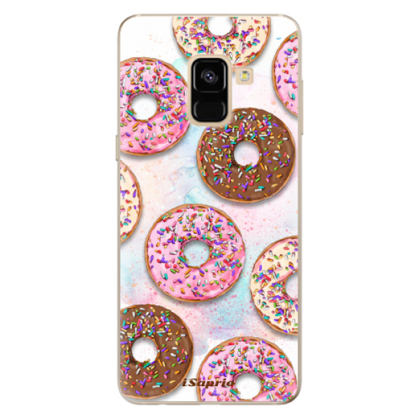 Odolné silikónové puzdro iSaprio - Donuts 11 - Samsung Galaxy A8 2018
