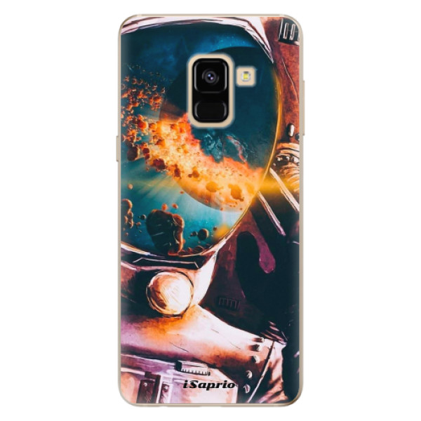 Odolné silikónové puzdro iSaprio - Astronaut 01 - Samsung Galaxy A8 2018