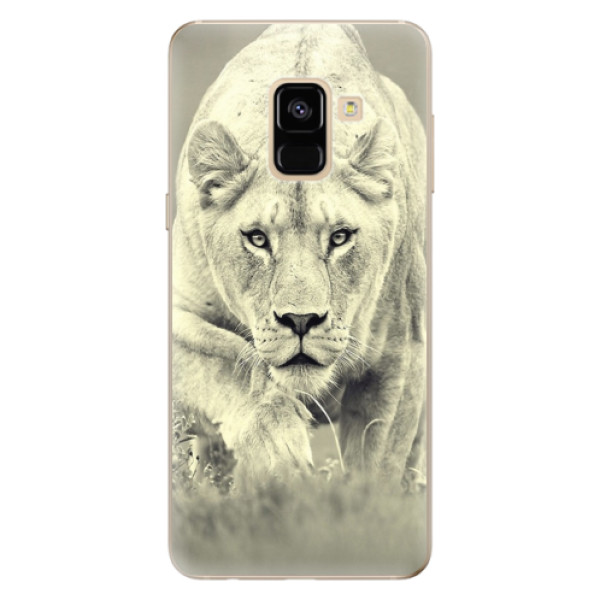 Odolné silikónové puzdro iSaprio - Lioness 01 - Samsung Galaxy A8 2018