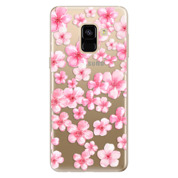 Odolné silikónové puzdro iSaprio - Flower Pattern 05 - Samsung Galaxy A8 2018