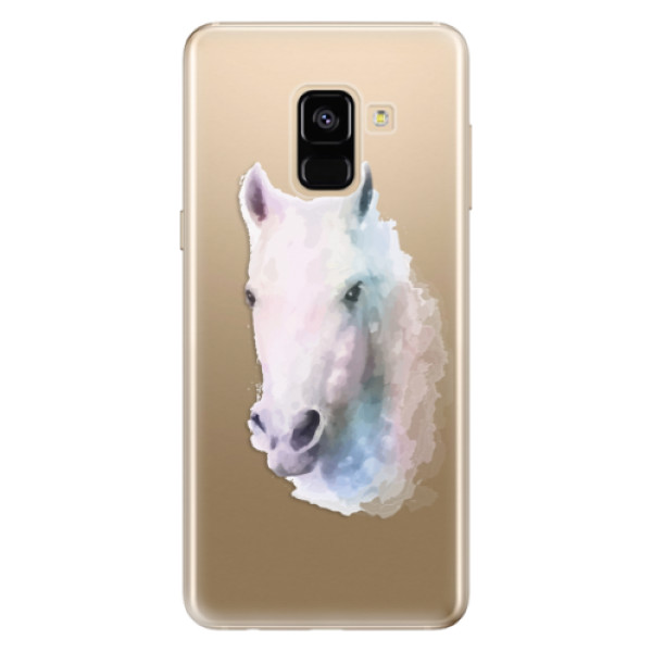 Odolné silikónové puzdro iSaprio - Horse 01 - Samsung Galaxy A8 2018
