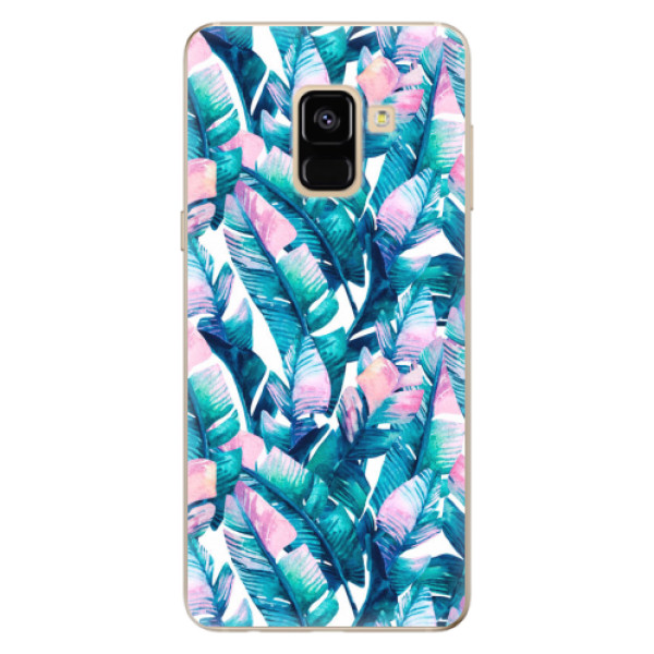 Odolné silikónové puzdro iSaprio - Palm Leaves 03 - Samsung Galaxy A8 2018