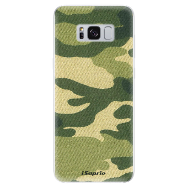 Odolné silikónové puzdro iSaprio - Green Camuflage 01 - Samsung Galaxy S8