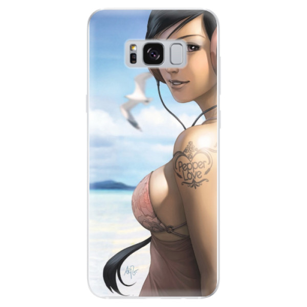 Odolné silikónové puzdro iSaprio - Girl 02 - Samsung Galaxy S8