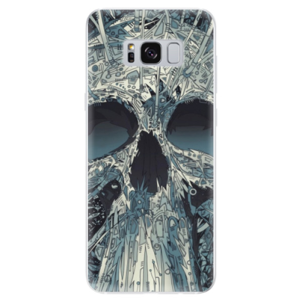 Odolné silikónové puzdro iSaprio - Abstract Skull - Samsung Galaxy S8