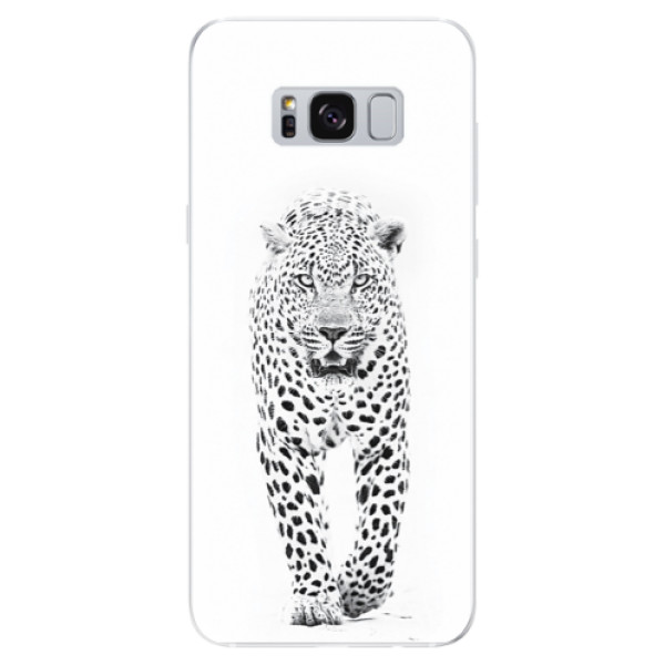 Odolné silikónové puzdro iSaprio - White Jaguar - Samsung Galaxy S8