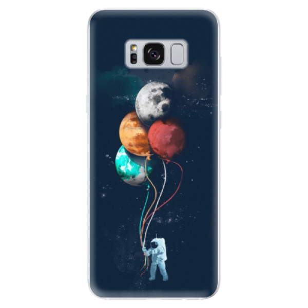 Odolné silikónové puzdro iSaprio - Balloons 02 - Samsung Galaxy S8