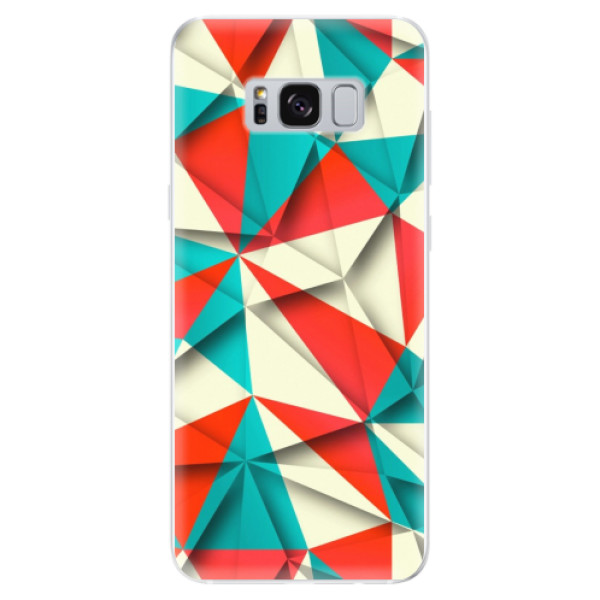 Odolné silikónové puzdro iSaprio - Origami Triangles - Samsung Galaxy S8