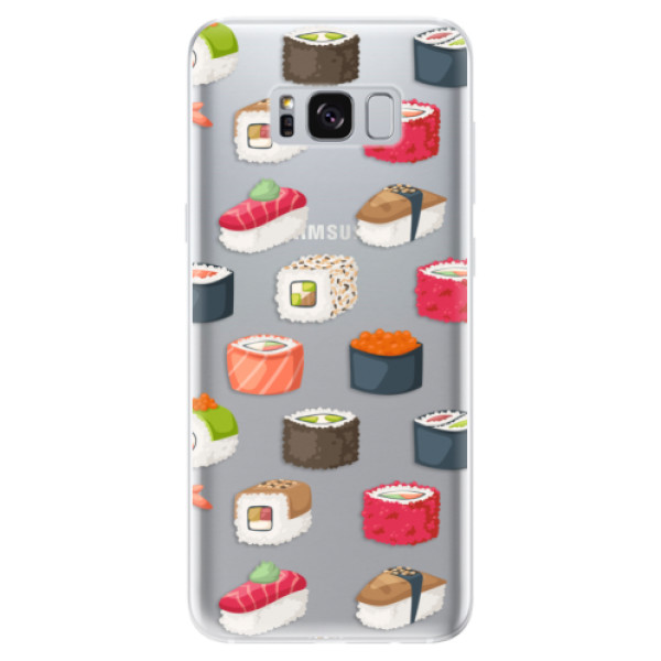 Odolné silikónové puzdro iSaprio - Sushi Pattern - Samsung Galaxy S8
