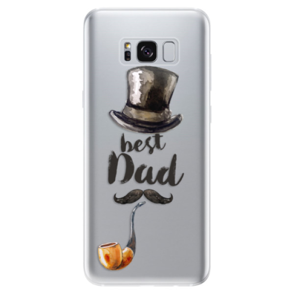 Odolné silikónové puzdro iSaprio - Best Dad - Samsung Galaxy S8