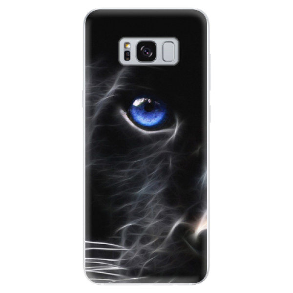Odolné silikónové puzdro iSaprio - Black Puma - Samsung Galaxy S8
