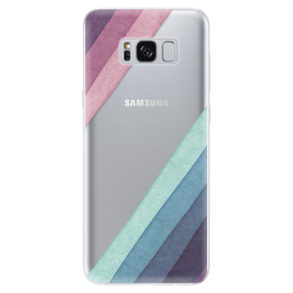 Odolné silikónové puzdro iSaprio - Glitter Stripes 01 - Samsung Galaxy S8
