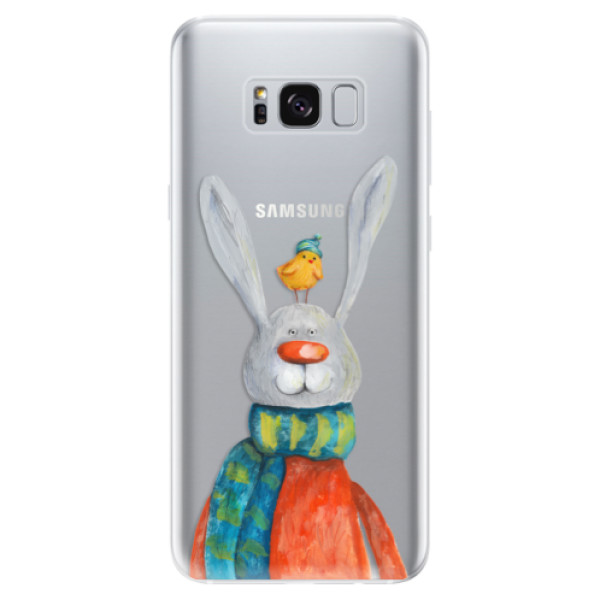 Odolné silikónové puzdro iSaprio - Rabbit And Bird - Samsung Galaxy S8