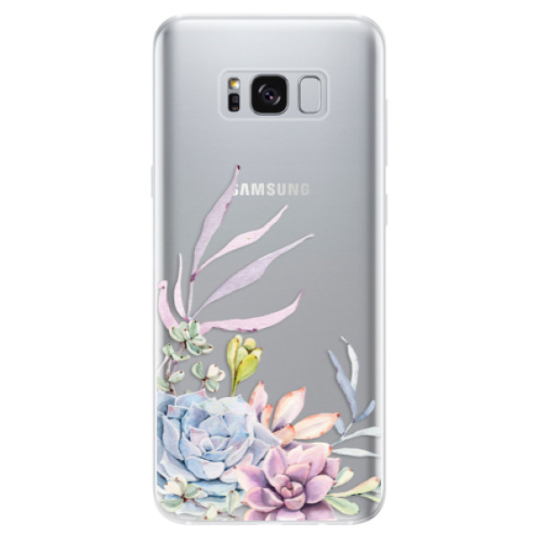Odolné silikónové puzdro iSaprio - Succulent 01 - Samsung Galaxy S8