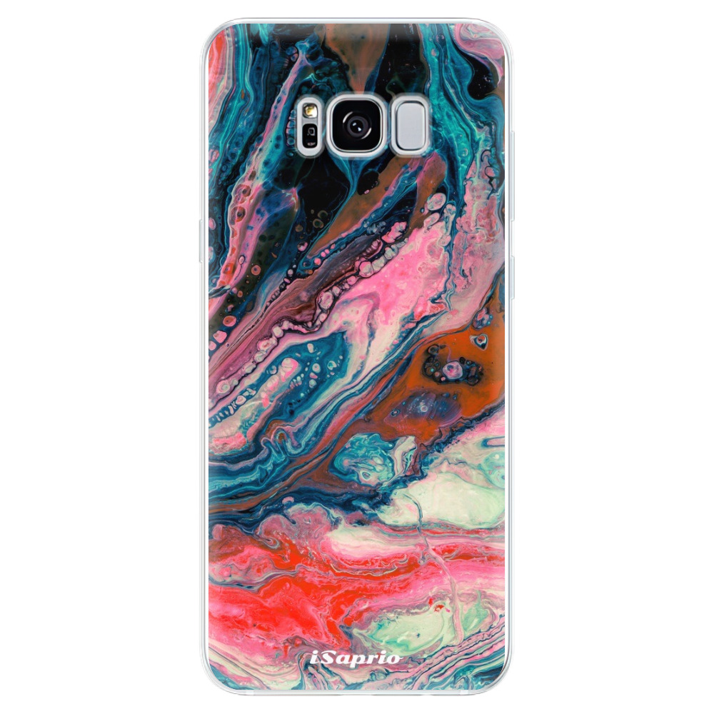 Odolné silikónové puzdro iSaprio - Abstract Paint 01 - Samsung Galaxy S8