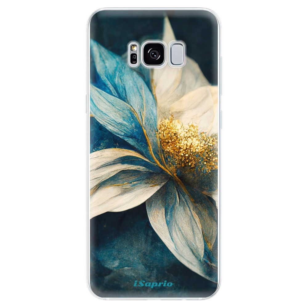 Odolné silikónové puzdro iSaprio - Blue Petals - Samsung Galaxy S8