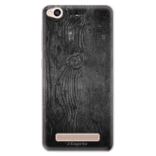 Odolné silikónové puzdro iSaprio - Black Wood 13 - Xiaomi Redmi 4A