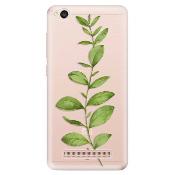 Odolné silikónové puzdro iSaprio - Green Plant 01 - Xiaomi Redmi 4A