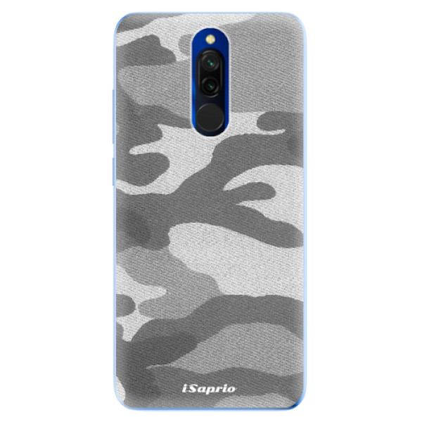 Odolné silikónové puzdro iSaprio - Gray Camuflage 02 - Xiaomi Redmi 8
