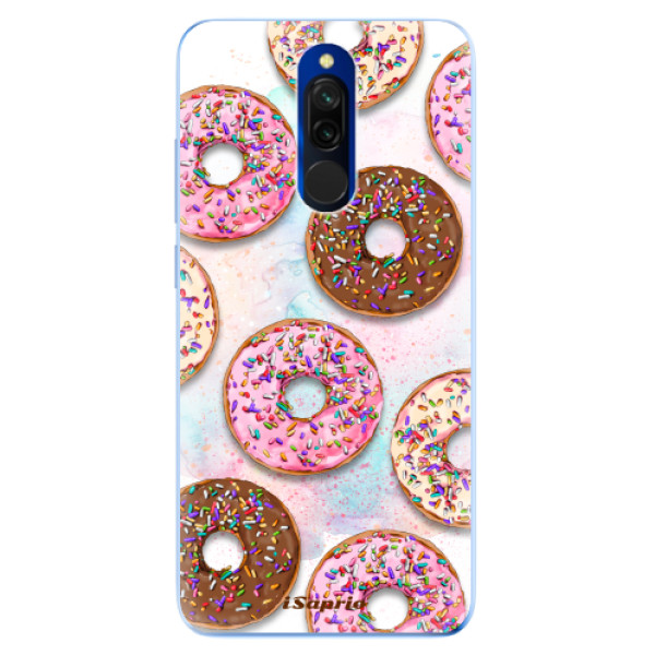 Odolné silikónové puzdro iSaprio - Donuts 11 - Xiaomi Redmi 8