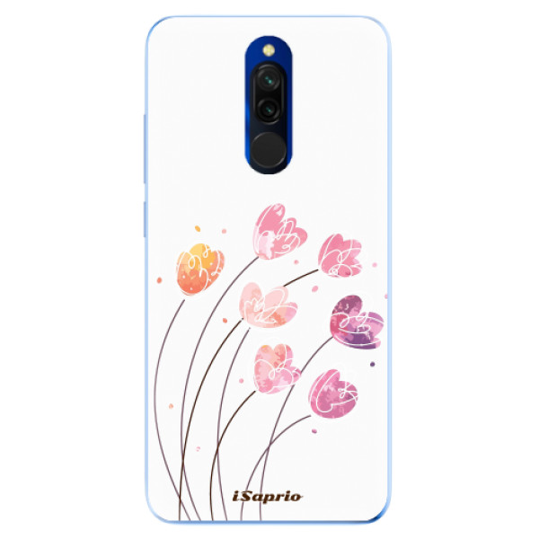 Odolné silikónové puzdro iSaprio - Flowers 14 - Xiaomi Redmi 8