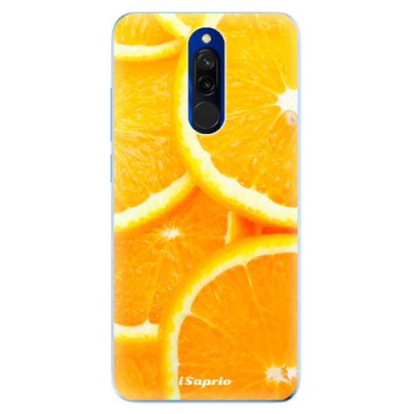 Odolné silikónové puzdro iSaprio - Orange 10 - Xiaomi Redmi 8