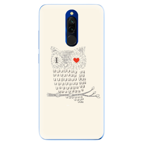 Odolné silikónové puzdro iSaprio - I Love You 01 - Xiaomi Redmi 8