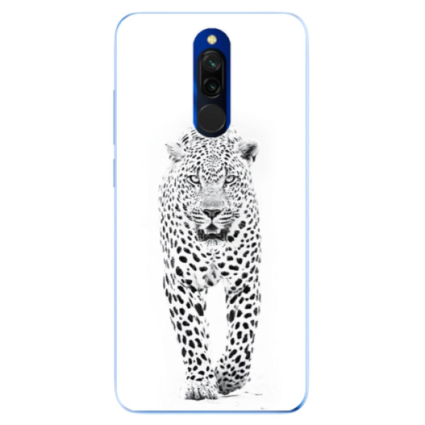 Odolné silikónové puzdro iSaprio - White Jaguar - Xiaomi Redmi 8