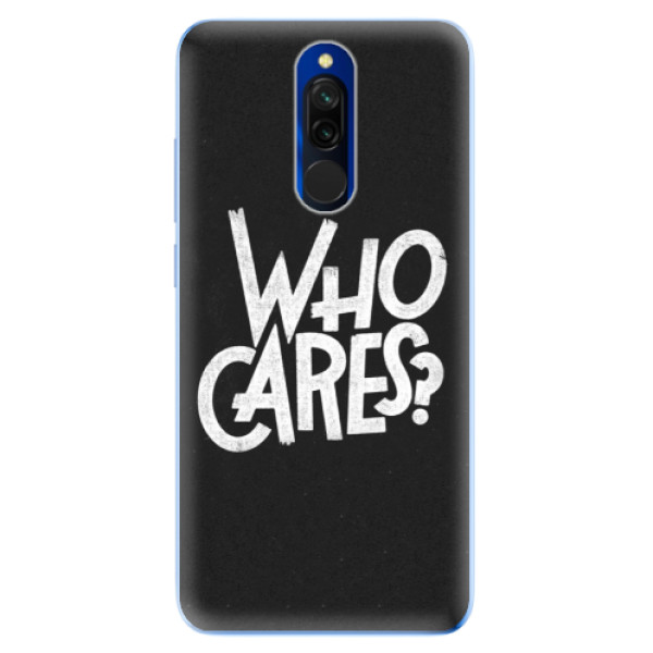 Odolné silikónové puzdro iSaprio - Who Cares - Xiaomi Redmi 8