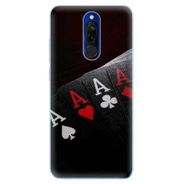 Odolné silikónové puzdro iSaprio - Poker - Xiaomi Redmi 8