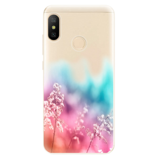 Odolné silikónové puzdro iSaprio - Rainbow Grass - Xiaomi Mi A2 Lite