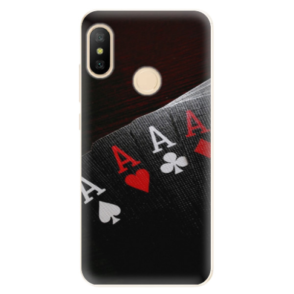 Odolné silikónové puzdro iSaprio - Poker - Xiaomi Mi A2 Lite