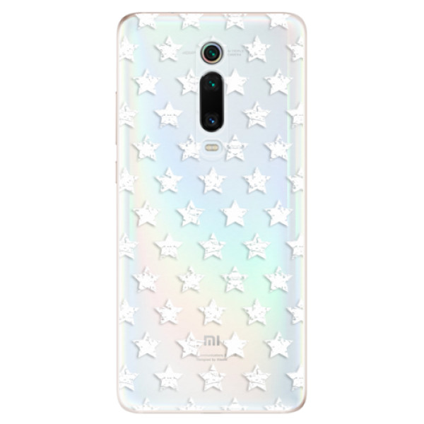 Odolné silikónové puzdro iSaprio - Stars Pattern - white - Xiaomi Mi 9T Pro