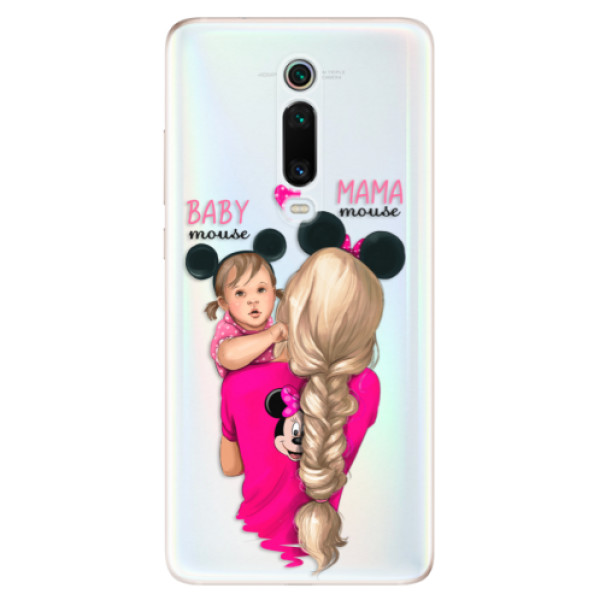 Odolné silikónové puzdro iSaprio - Mama Mouse Blond and Girl - Xiaomi Mi 9T Pro