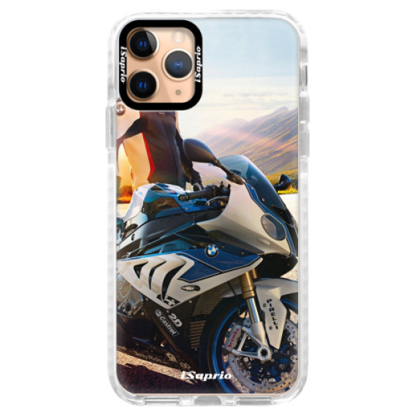 Silikónové puzdro Bumper iSaprio - Motorcycle 10 - iPhone 11 Pro