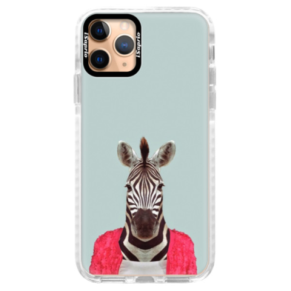Silikónové puzdro Bumper iSaprio - Zebra 01 - iPhone 11 Pro