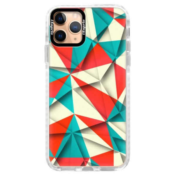 Silikónové puzdro Bumper iSaprio - Origami Triangles - iPhone 11 Pro