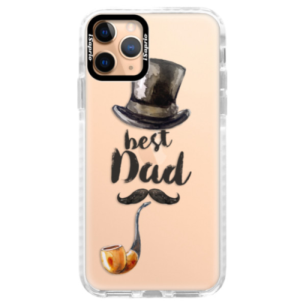 Silikónové puzdro Bumper iSaprio - Best Dad - iPhone 11 Pro